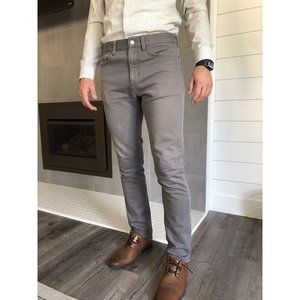Traveler Pants | Banana Republic | Slim | 31Wx32L | Gray | Stretchy, Soft